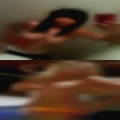 Lady walks masturbating