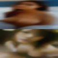 Man massaging boobs halflooking