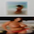 Sensual beach pantyhosed friend