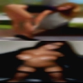 While her menstruation